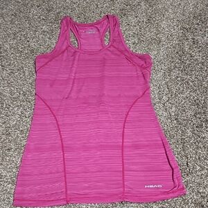Women's XS pink HEAD athletic tank top